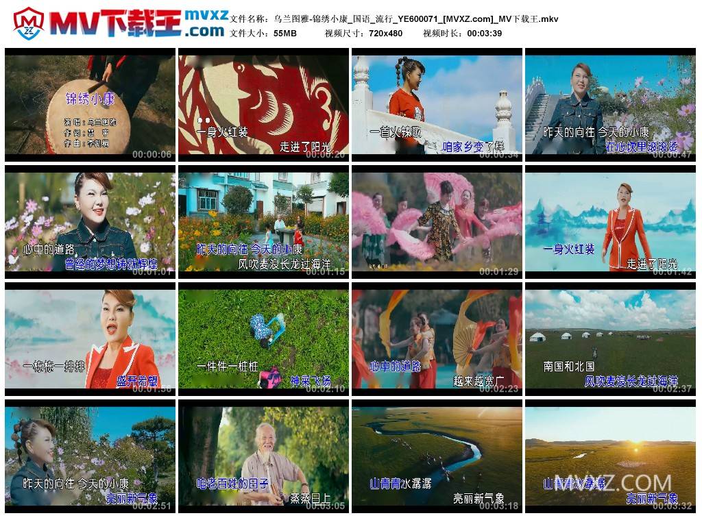 乌兰图雅-锦绣小康_国语_流行_YE600071